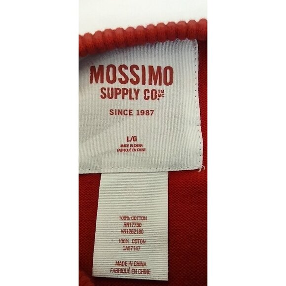 Christmas Sweater Men L/G Red Mossimo Take Me Gnome Red Black - Picture 5 of 8